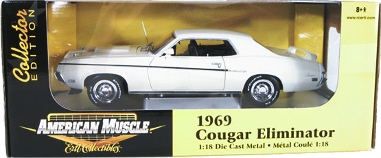 1969 Mercury Cougar Eliminator - White (Ertl) 1/18