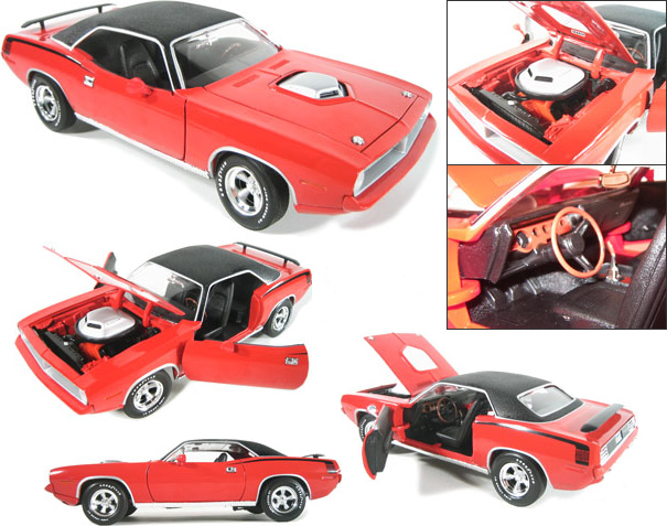 1970 Plymouth Hemi Cuda - Rally Red - 1 of 2,500 (Ertl) 1/18