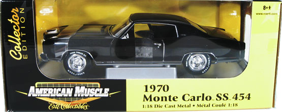 1970 Chevrolet Monte Carlo SS 454 - Tuxedo Black (Ertl) 1/18