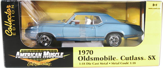 1970 Oldsmobile Cutlass Supreme SX - Astro Blue (Ertl) 1/18