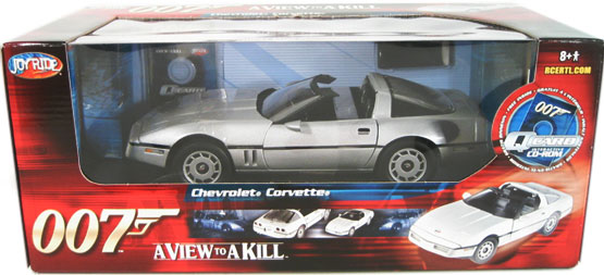 1985 Chevrolet Corvette from James Bond "A View To a Kill" (Ertl) 1/18