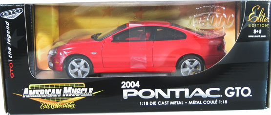2004 Pontiac GTO - Torrid Red (Ertl) 1/18