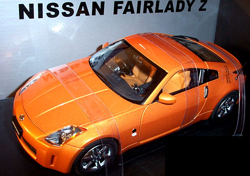 2002 Nissan Fairlady 350Z - Sunset Orange (AUTOart) 1/18