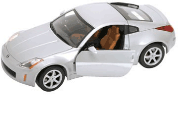 2003 Nissan 350Z - Silver (Yat Ming) 1/18