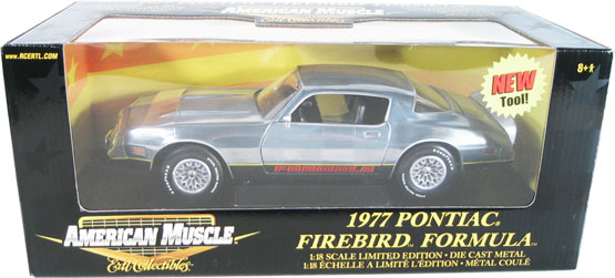 1977 Pontiac Firebird Formula 350 Chrome Chase Car (Ertl) 1/18