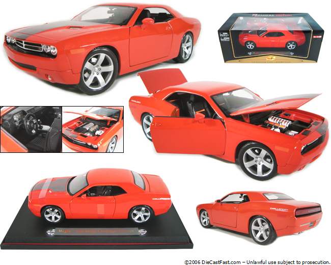 Dodge Challenger Concept - Orange (Maisto) 1/18