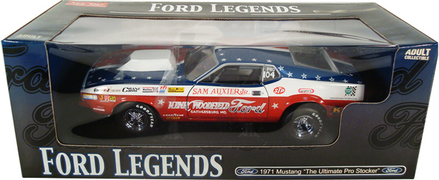 1971 Ford Mustang - Sam Auxier, Jr. Pro Stock (SunStar) 1/18