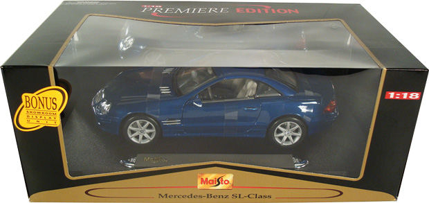 Mercedes-Benz SL-Class - Blue (Maisto) 1/18