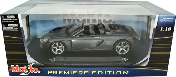 Porsche Carrera GT - Metallic Grey (Maisto) 1/18