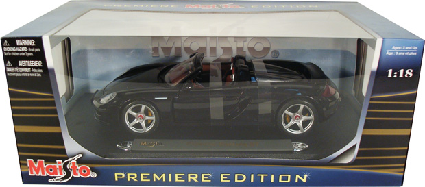 Porsche Carrera GT - Black (Maisto) 1/18