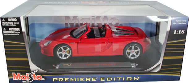 Porsche Carrera GT - Red (Maisto) 1/18