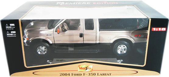 2004 Ford F-350 Lariat FX4 - Dark Silver (Maisto) 1/18