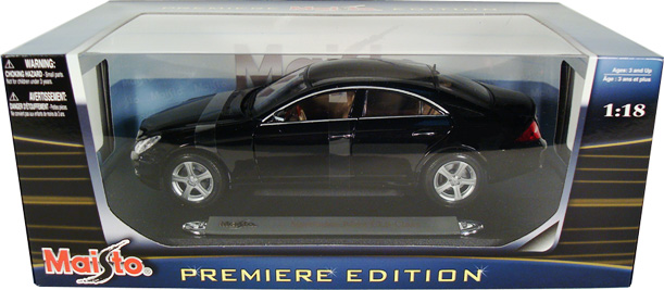 Mercedes-Benz CLS Class - Metallic Black (Maisto) 1/18