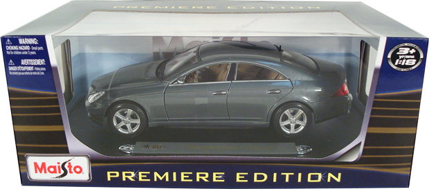 Mercedes-Benz CLS Class - Metallic Grey (Maisto) 1/18