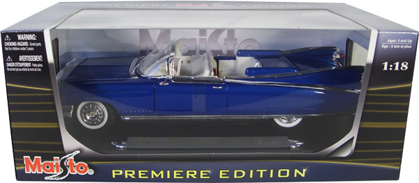 1959 Cadillac Eldorado Biarritz - Blue (Maisto) 1/18