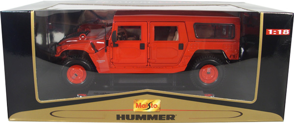Hummer H1 - Red (Maisto) 1/18
