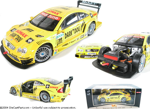 2004 AMG Mercedes-Benz CLK-DTM #20 (Maisto GT Racing) 1/18