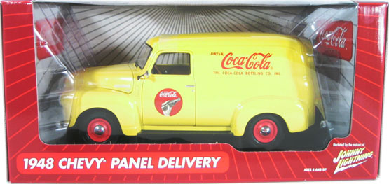 1948 Chevrolet Panel Truck - Coca-Cola Delivery Van (Johnny Lightning) 1/18