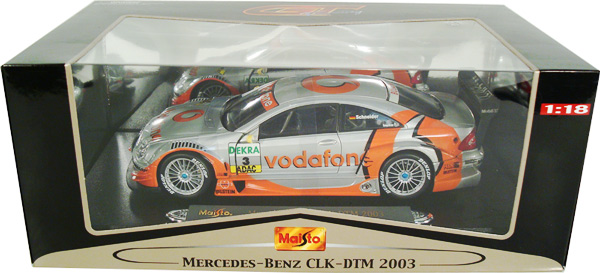 2003 AMG Mercedes Benz CLK-DTM - Vodafone #3 (Maisto GT Racing) 1/18 ...