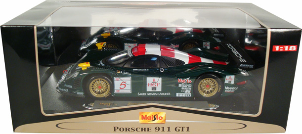 1998 Porsche 911 GT1 #5 IBM (Maisto) 1/18