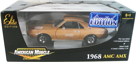 1968 AMC AMX - Light Brown (Ertl American Muscle) 1/18