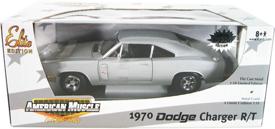 1970 Dodge Charger R/T - Silver (Ertl Elite) 1/18