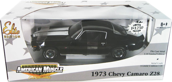 1973 Chevrolet Camaro Z/28 - Black (Ertl Elite) 1/18