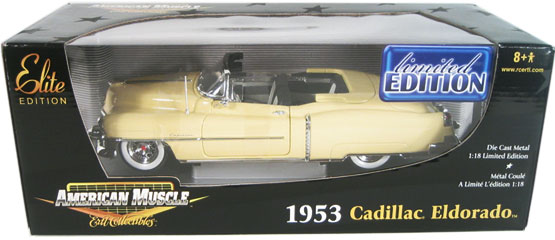 1953 Cadillac Eldorado - Cream (Ertl) 1/18