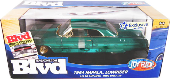 1964 Chevy Impala Lowrider - Blvd. Magazine - 1 of 1,700 (Ertl) 1/18