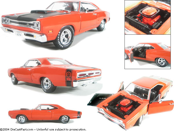 1969 Dodge Super Bee 440 Six Pack - Hemi Orange (Ertl) 1/18