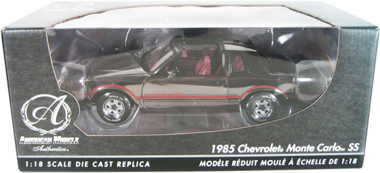 1985 Chevy Monte Carlo SS Chrome Chase Car (Ertl Authentics) 1/18