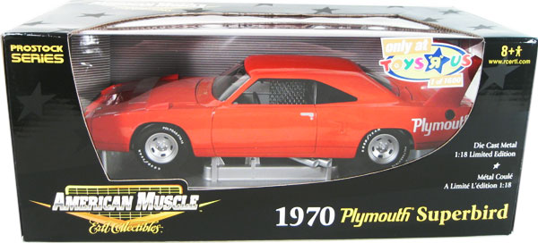 1970 Plymouth Superbird Hemi Pro Stock - Orange (Ertl) 1/18