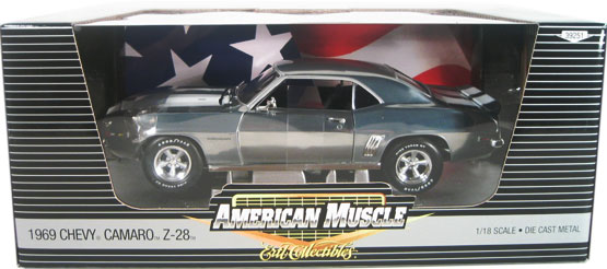 1969 Chevy Camaro Z-28 - Chrome Chase Car (Ertl American Muscle) 1/18