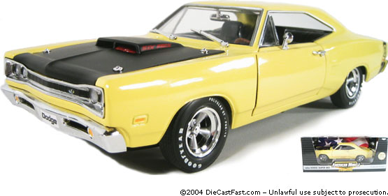 1969 Dodge Super Bee 440 Six Pack - Banana Yellow (Ertl) 1/18