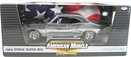 1969 Dodge Super Bee 440 Six Pack - Chrome Chase Car (Ertl) 1/18