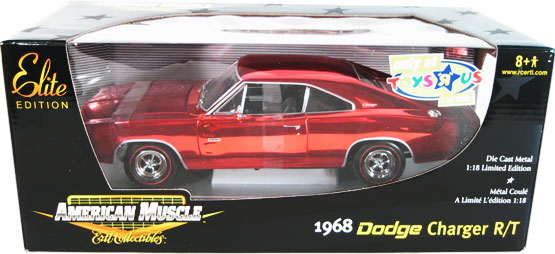 1968 Dodge Charger R/T - Red Chrome Chase Car (Ertl) 1/18