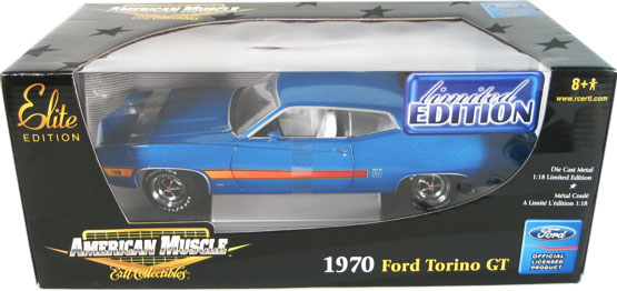 1970 Ford Torino - Blue (Ertl Elite) 1/18