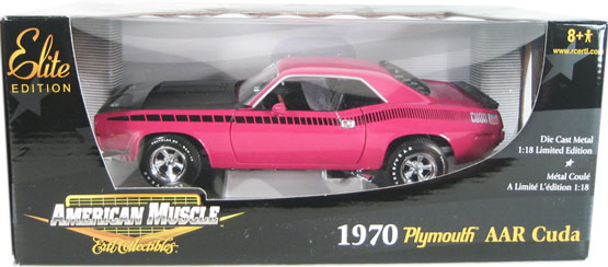 1970 Plymouth Cuda AAR - Moulin Rouge (Ertl Elite) 1/18