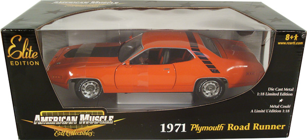 1971 Plymouth Roadrunner - Tor Red *Chase Car* (Ertl Elite) 1/18