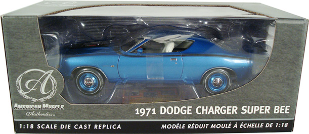 1971 Dodge Charger Superbee 440 Magnum - Bright Blue (Ertl) 1/18