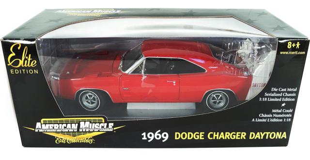 1969 Dodge Charger Daytona Hemi - Red (Ertl Elite) 1/18