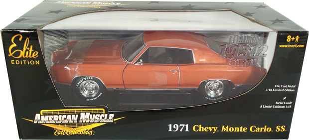 1971 Chevy Monte Carlo SS - Burnt Orange (Ertl Elite) 1/18