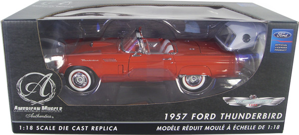 1957 Ford Thunderbird - Torch Red (Ertl Authentics) 1/18