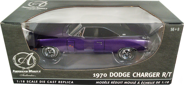 1970 Dodge Charger R/T Hemi - Plum Crazy Purple (Ertl Authentics) 1/18