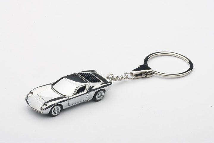 Lamborghini Miura Sv - Aluminium Car Keychain (AUTOart) 1/18