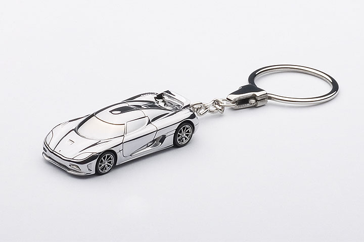 Koenigsegg Agera - Aluminum Car Keychain (AUTOart) 1/18
