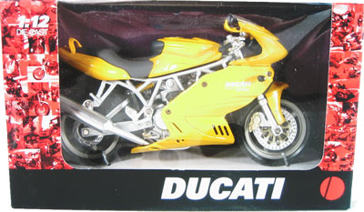 Ducati Desmodue Supersport 1000 DS - Yellow (New Ray) 1/12