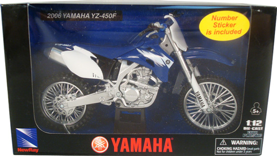2006 Yamaha YZ-450F (NewRay) 1/12