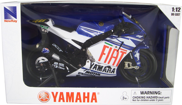 Yamaha YZR-M1 MotoGP Fiat Team #46 Valentino Rossi (NewRay) 1/12
