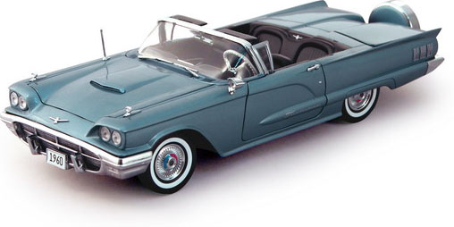 1960 Ford Thunderbird Convertible - Acapulco Blue (Sun Star) 1/18